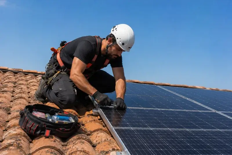 Maintenance et monitoring de panneaux solaires à Saugnac-et-Cambran